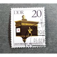 Марка ГДР 1985 год Почтовый ящик