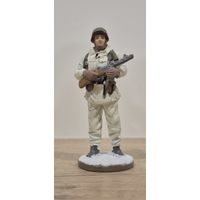 Рядовой стрелковых частей РККА в зимнем камуфляже, 1941–1942 гг. Солдаты Великой Отечественной Войны