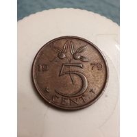Нидерланды 5 центов 1979