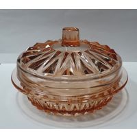 Сосуд для масла (маслёнка)  60-е годы СССР (Неман).