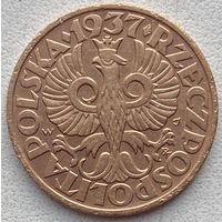 Польша 5 грошей 1937 г.