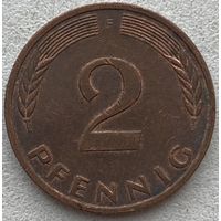 Германия 2 пфеннига 1978 г. F