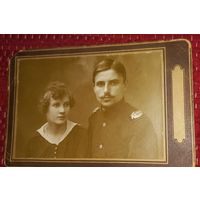 Царизм КАДЕТ фото вензель на погонах подписано ( F)