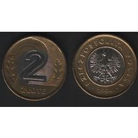 Польша y283 2 злотых 1994 год (mw) (обращ) (_alb2