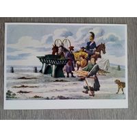 Александров. Сцена у уличной кормушки для лошадей