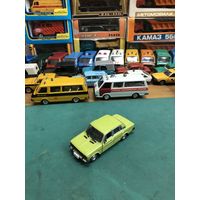 ВАЗ-2106 в салатовом цвете фирмы Autobahn. Масштаб 1/43
