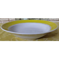 Тарелка суповая-11 СССР. Полтавский фарфоровый завод (Полтава), 1965-1991 гг