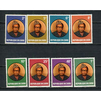 Конго (Заир) - 1978 - Президент Мобуту - (пятна на клее у ном. 48 и 1) - [Mi. 570-577] - полная серия - 8 марок. MNH.  (Лот 75HP)-T2P49