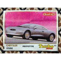 Вкладыш Turbo (Турбо) Super (серия 401-470, Супер), номер 403, Chrysler Studie, prototype. #1. Возможен небольшой торг.