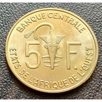 Западная Африка (ВСЕАО) 5 франков, 2011    ( 1-1-8 )