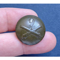 Пуговица РИА артиллерийская бригада N9, 1830-1862