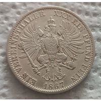Пруссия 1 союзный талер 1867