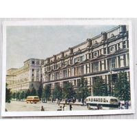 Открытка.028. ул.Советская. Минск. 1953.БССР.