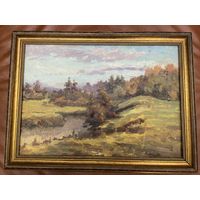 Дучиц Н.В. 1957 год к/м 36х27 см