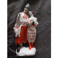 Фарфоровая статуэтка "Левко и Оксана", Киевский ЭКХЗ