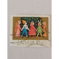 Марка из серии "С Рождеством!"