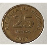 Филиппины. 25 сантимо 2003 года. (*).