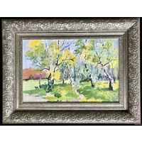 Маслеников П.В;Нар.худ;40/60см"Весна" ДВП, масло