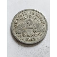 Франция 2 франка 1943