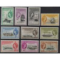 Британские колонии. Зависимые территории Фолклендских островов. 1954 часть серии
