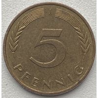 Германия 5 пфеннигов 1984 г. J