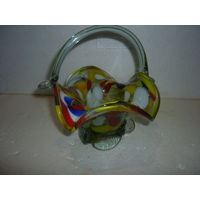 Конфетница Корзинка Нёман СССР