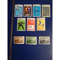 Марки спорт. Куба. Польша.