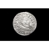 Трояк 1590 г. Познань (Речь Посполитая), Сигизмунд Ваза. Сохран!