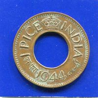 Британская Индия 1 пайс 1944 , Претория