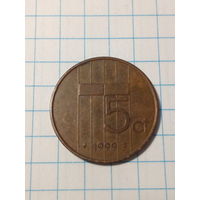 5 центов Нидерланды 1999 год