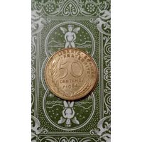 Франция 50 сантимов 1964