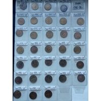Монеты СССР 1961 - 1991 г. 1,2,3,5 копеек