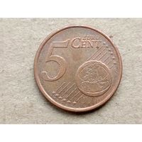 Германия 5 евроцентов, 2002 "J". (Н)