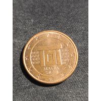 Мальта 1 евроцент 2021