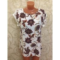 Современные блузы и майки на 48-56 размер.