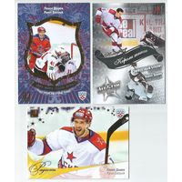 Павел Дацюк / "ЦСКА" Москва / 3шт. карточки.