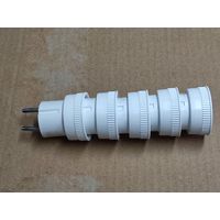 Переходник евро Веллконт 220В/16А, 5 штук