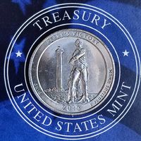 США 25 центов 2013г. (S).Победа Перри и Международный мемориал мира.