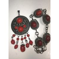 Подвеска и браслет. Винтаж