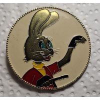 Значок ну погоди заяц в перчатке саз распродажа коллекции с 1 р без мц