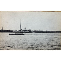 Открытка 19 Ленинград Санкт-Петербург Петропаловская крепость и Нева изд. Кононов тираж 5000