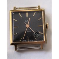 Часы СЛАВА. СССР . позолота Au20 на ходу. (вроде точно идут)