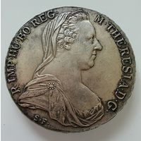 1 талер 1780 г.  Мария Терезия.  СЕРЕБРО.