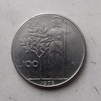 100 лир 1978 года Италия. Итальянская Республика.