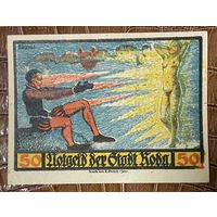 Нотгельд 50 пфеннигов 1921 год. Альтенбург,. Веймарская республика