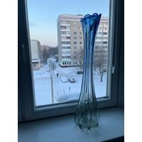 Ваза, цветное стекло (Чехословакия?)