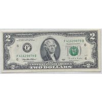 США 2 доллара 1995 г.