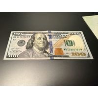 100 ДОЛЛАРОВ США КРАСИВЫЙ НОМЕР 11993322