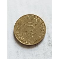 Франция 5 сантим 1996