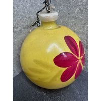 Елочная игрушка Шар большой роспись СССР
